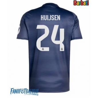 Real Madrid Dean Huijsen #24 Tricou Fotbal Replică 2025-26 Barbati Deplasare